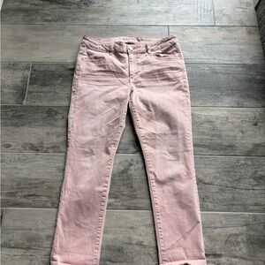 American Eagle Outfitters Women's Light Pink Skinny Jeans